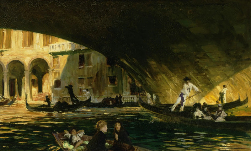 Rialto, Benátky - John Singer Sargent