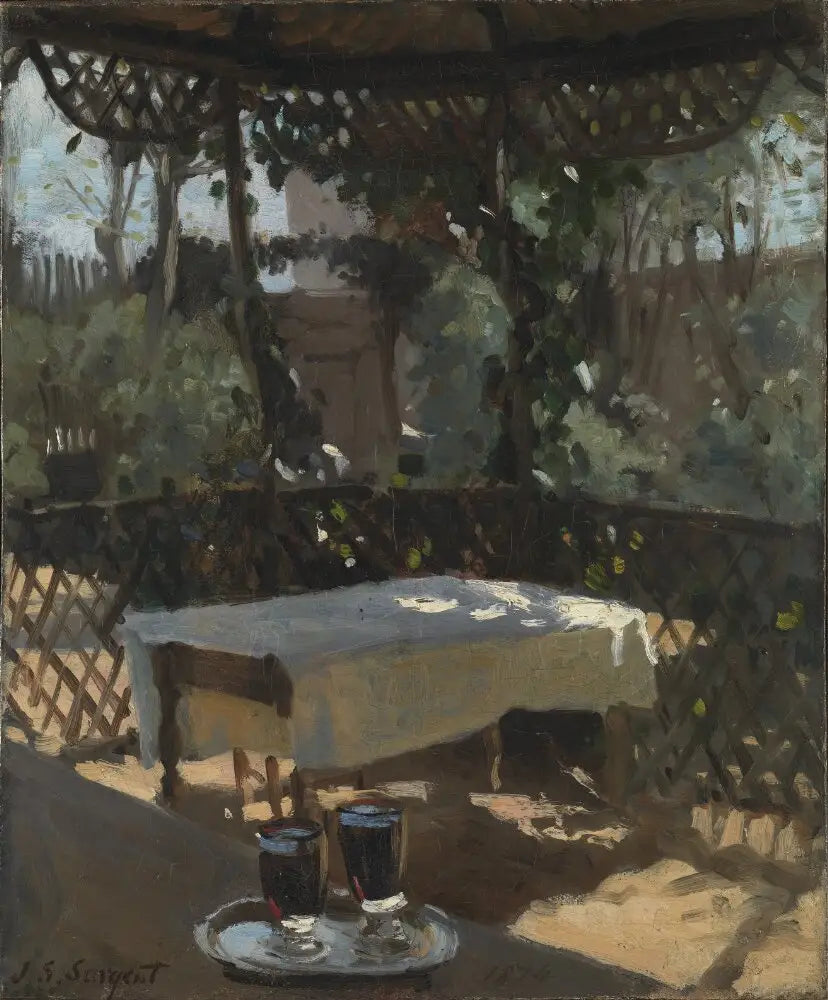 Reproduction du tableau « Deux verres à vin - John Singer Sargent » par Alpha Reproduction en peinture à l’huile