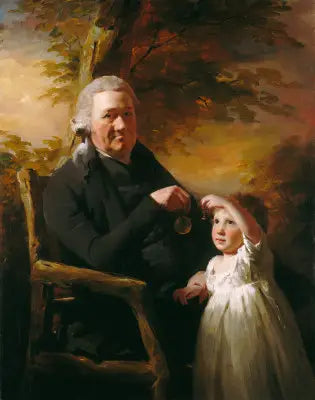 John Tait a jeho vnuk - Henry Raeburn