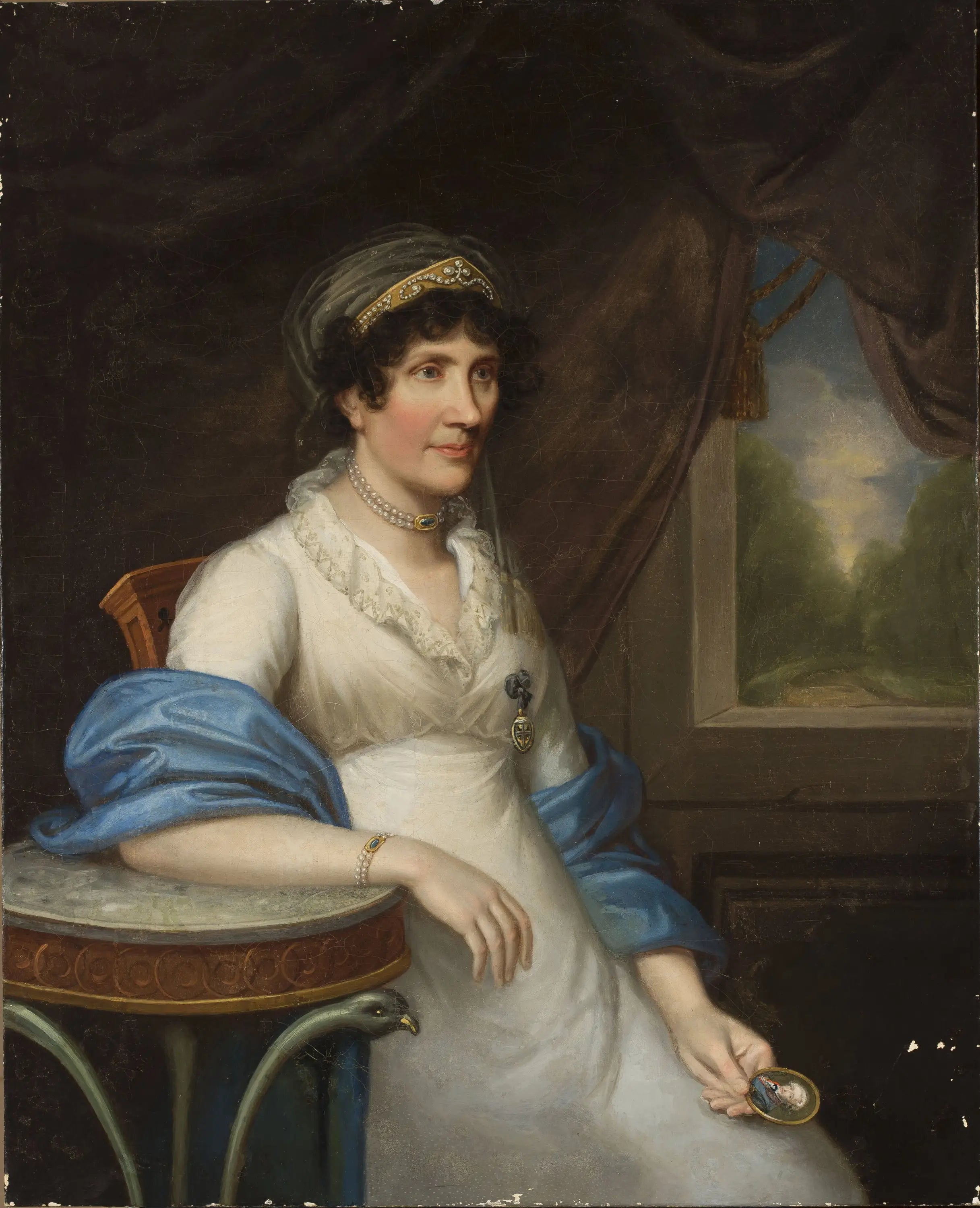 Portrait de Marianna Dembińska née Moszyńska. - Joseph Karl Stieler - Alpha Reproduction