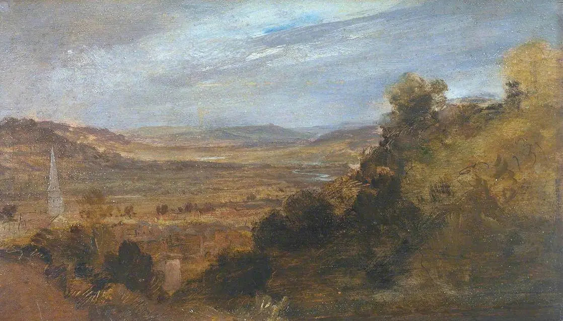 Reproduction du tableau « Godalming from the South - J. M. W. Turner » par Alpha Reproduction en peinture à l’huile