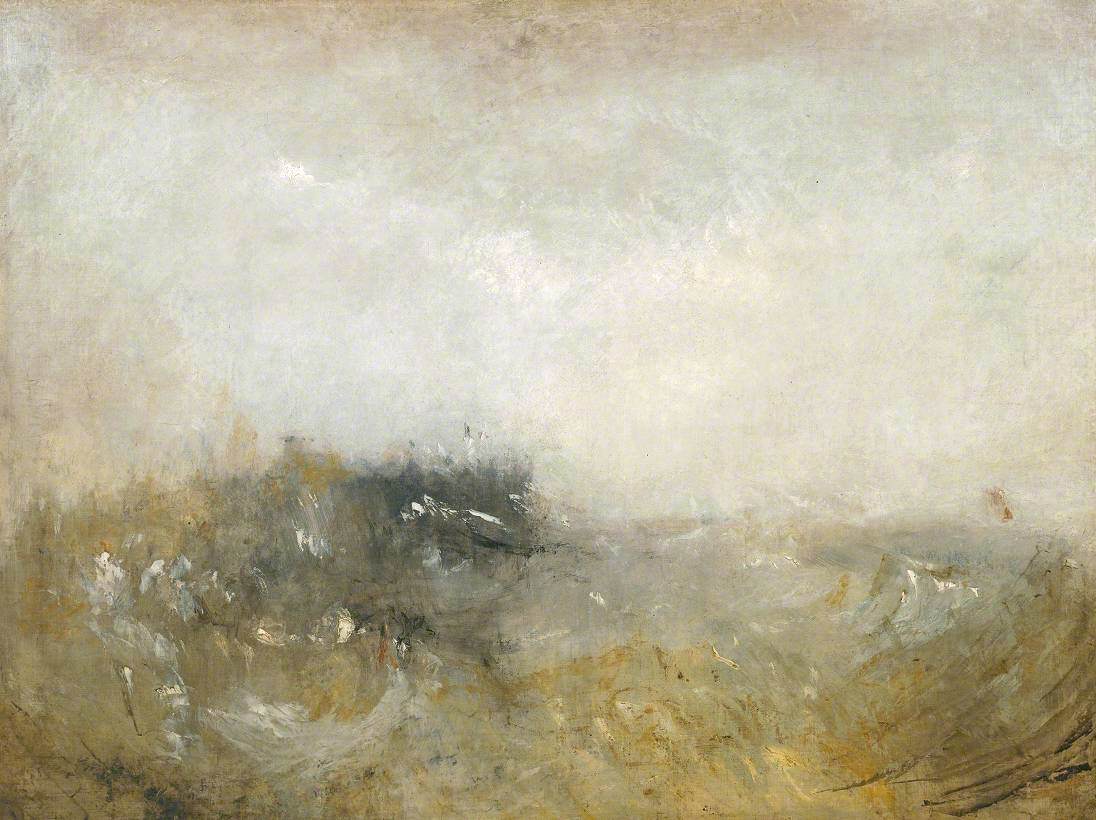Reproduction du tableau « Rough Sea - J. M. W. Turner » par Alpha Reproduction en peinture à l’huile