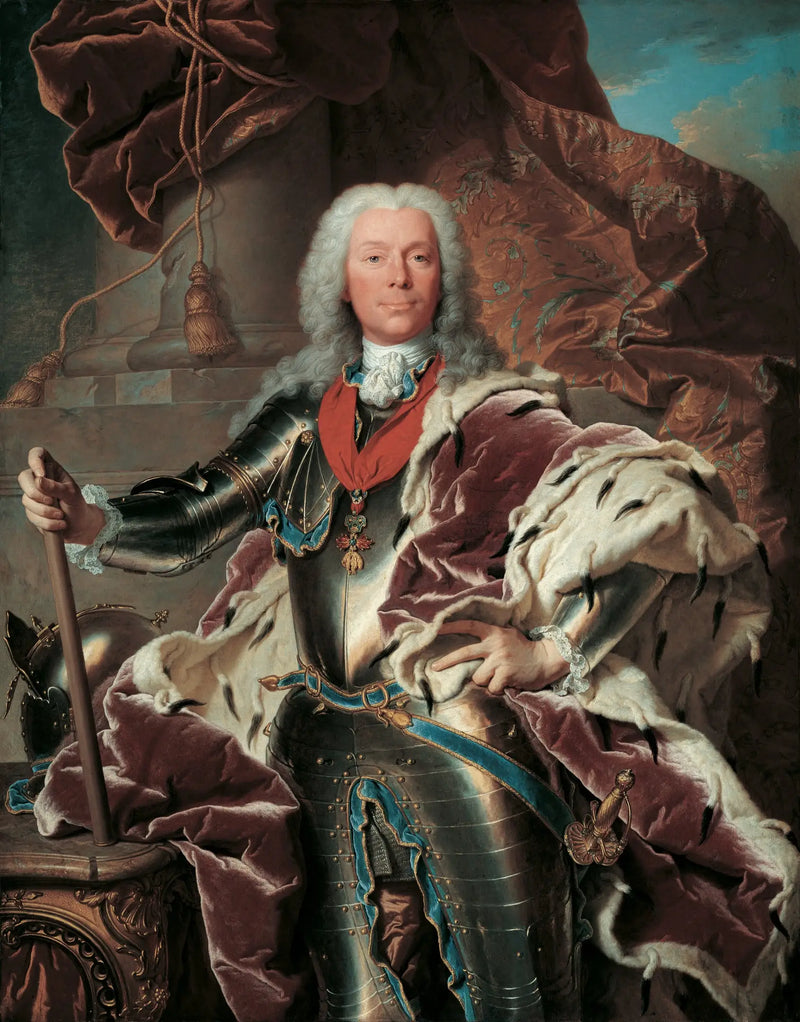 Portrét prince Josefa Wenzela I. z Lichtenštejna - Hyacinthe Rigaud