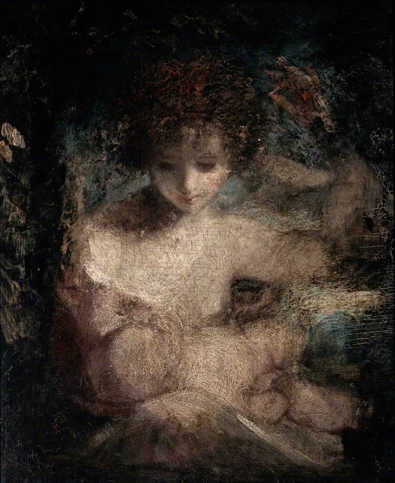 Dívka s dítětem - Joshua Reynolds
