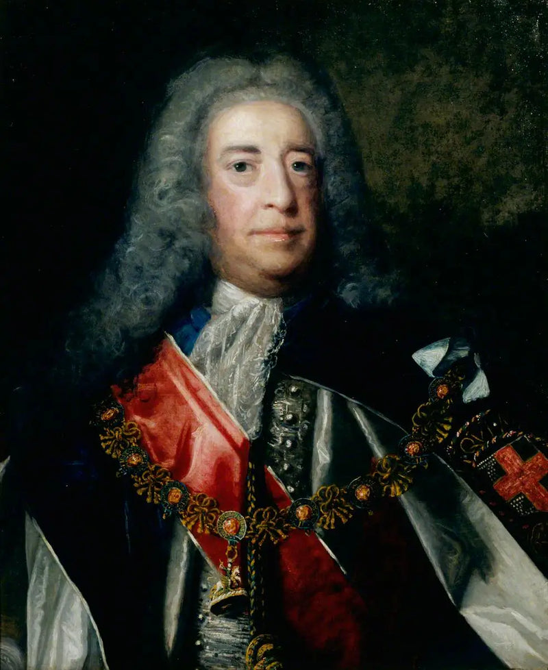 Lionel Cranfield Sackville, 1. vévoda z Dorset (1688–1765), dvorní šlechtic - Joshua Reynolds