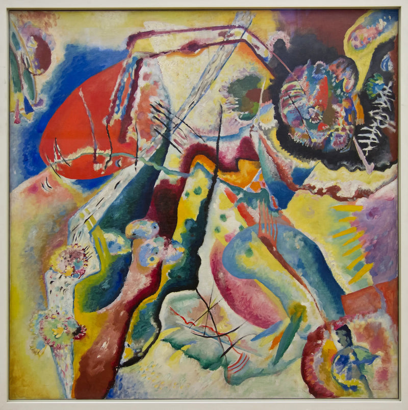 Obraz s červenou skvrnou - Vassily Kandinsky