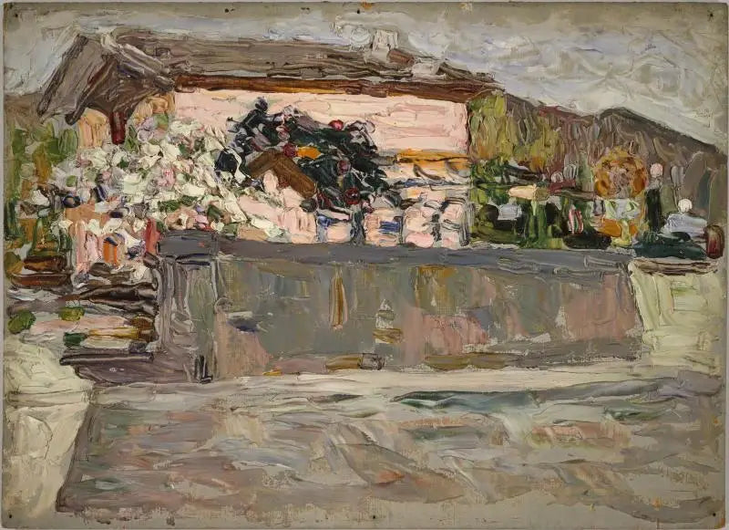Jaro, v okolí Augsburgu - Vassily Kandinsky