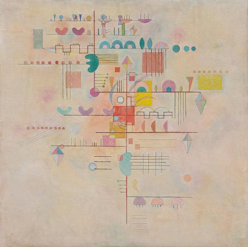 Půvabný vzestup - Vassily Kandinsky