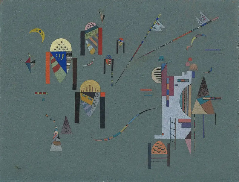 Vertikální akcenty - Vassily Kandinsky