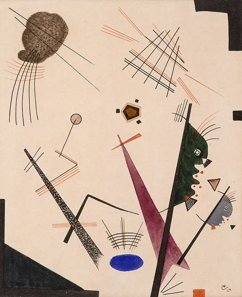 Kompozice (1924) - Vassily Kandinsky