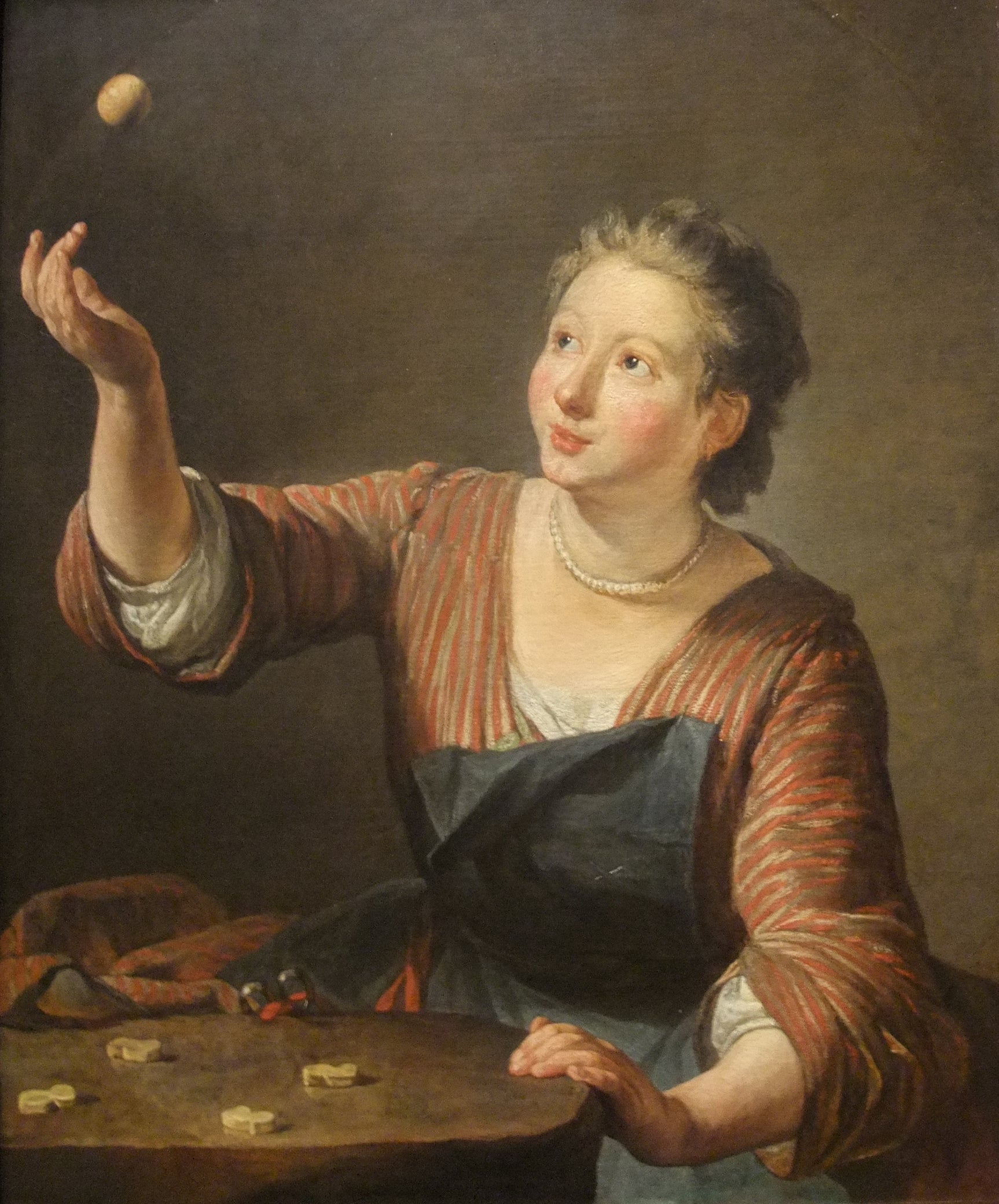 Les Osselets - Jean Siméon Chardin