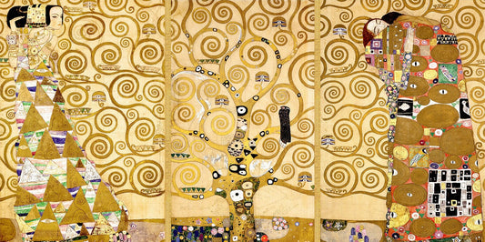 🌳✨ Strom života – Fríza Stoclet – Gustav Klimt (1905–1909)