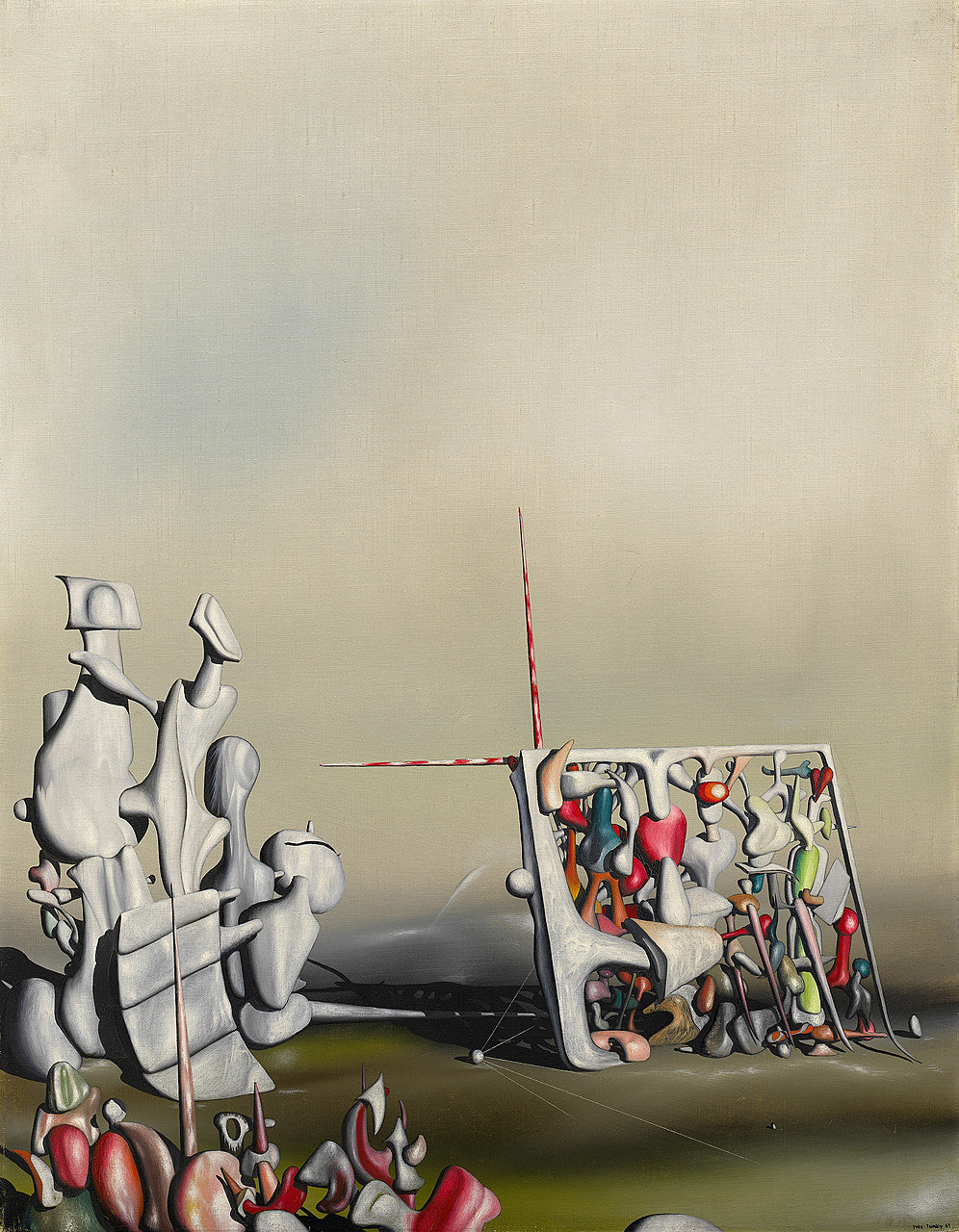Là, le mouvement n'a pas encore cessé. - Yves Tanguy