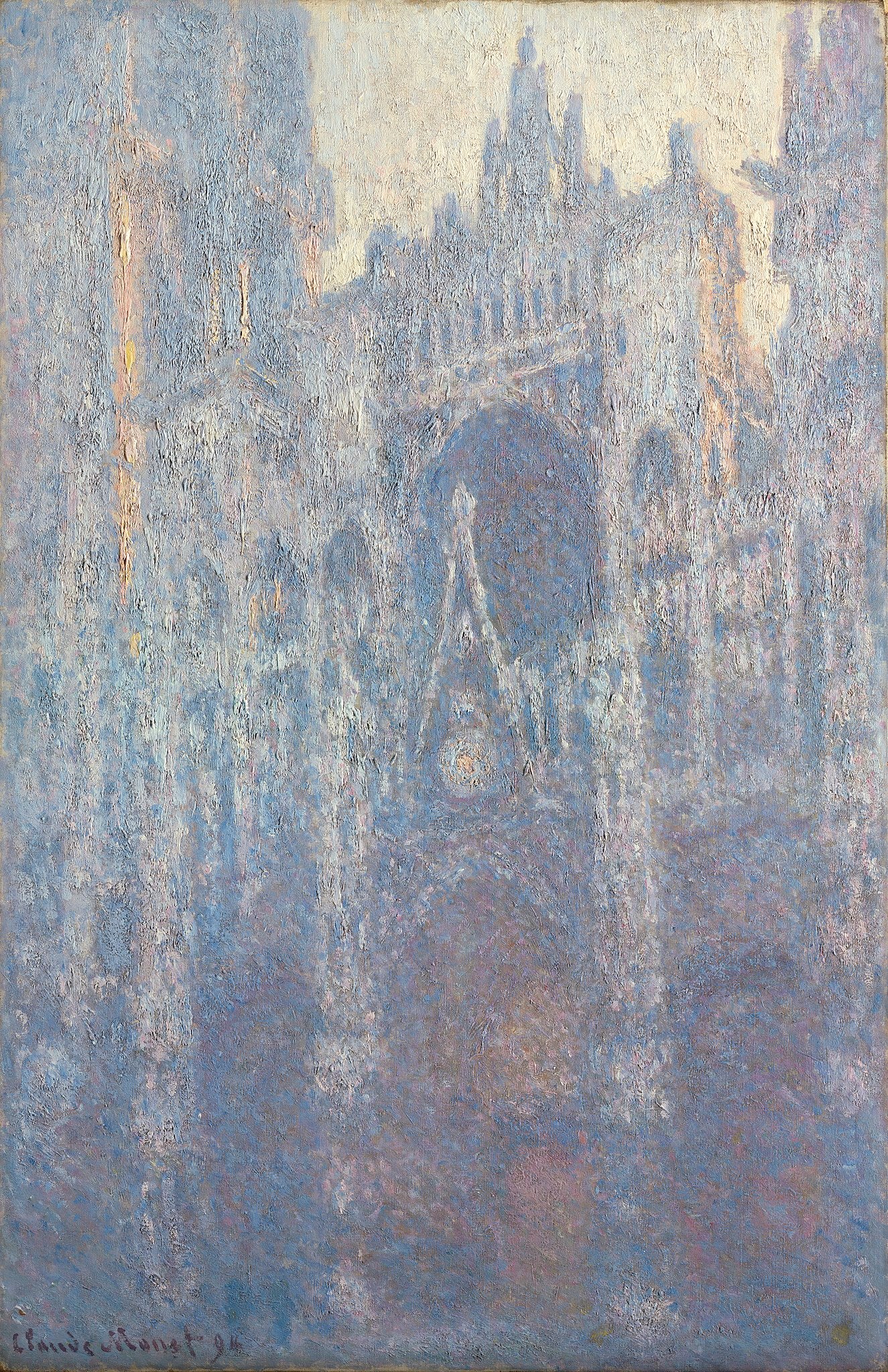 Katedrála v Rouenu, Portál, Ranní efekt - Claude Monet