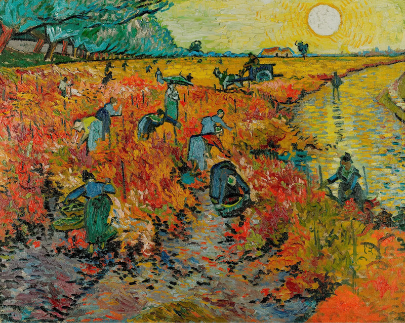 Červená réva - Vincent van Gogh