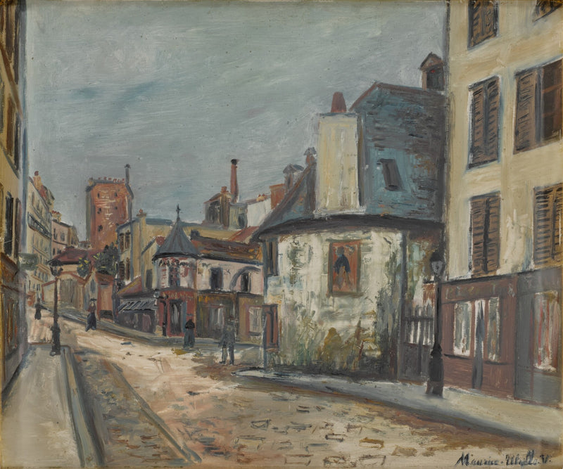 La Bergerie de la Belle Gabrielle, rue du Mont-Cenis et rue Marcadet - Maurice Utrillo