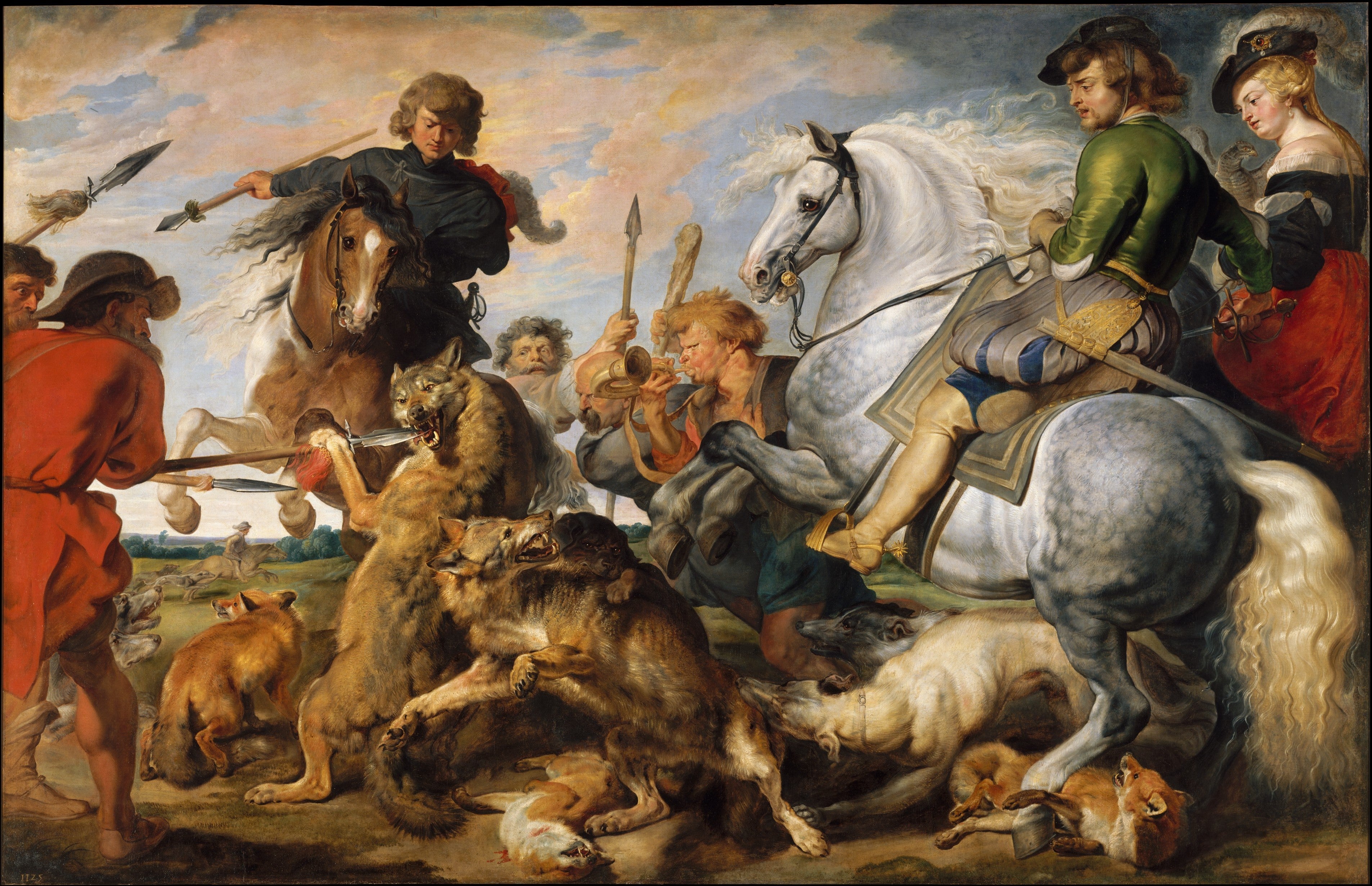 La Chasse au loup et au renard - Peter Paul Rubens
