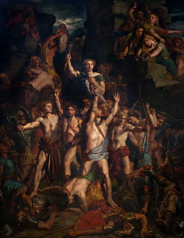 La Défense des Gaules par Vercingétorix - Théodore Chassériau