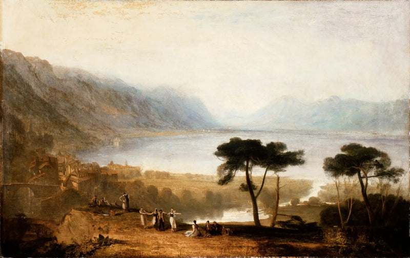 Jezero Ženeva z Montreux - J. M. W. Turner