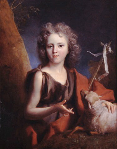 Nicolas Jean-Baptiste Hallé en saint Jean-Baptiste - Nicolas de Largillière