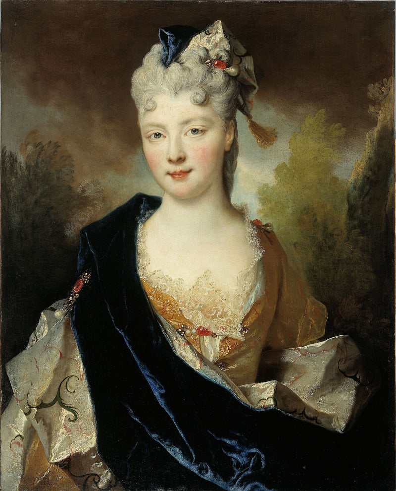 Portrait présumé de Madame la duchesse de Beaufort - Nicolas de Largillière