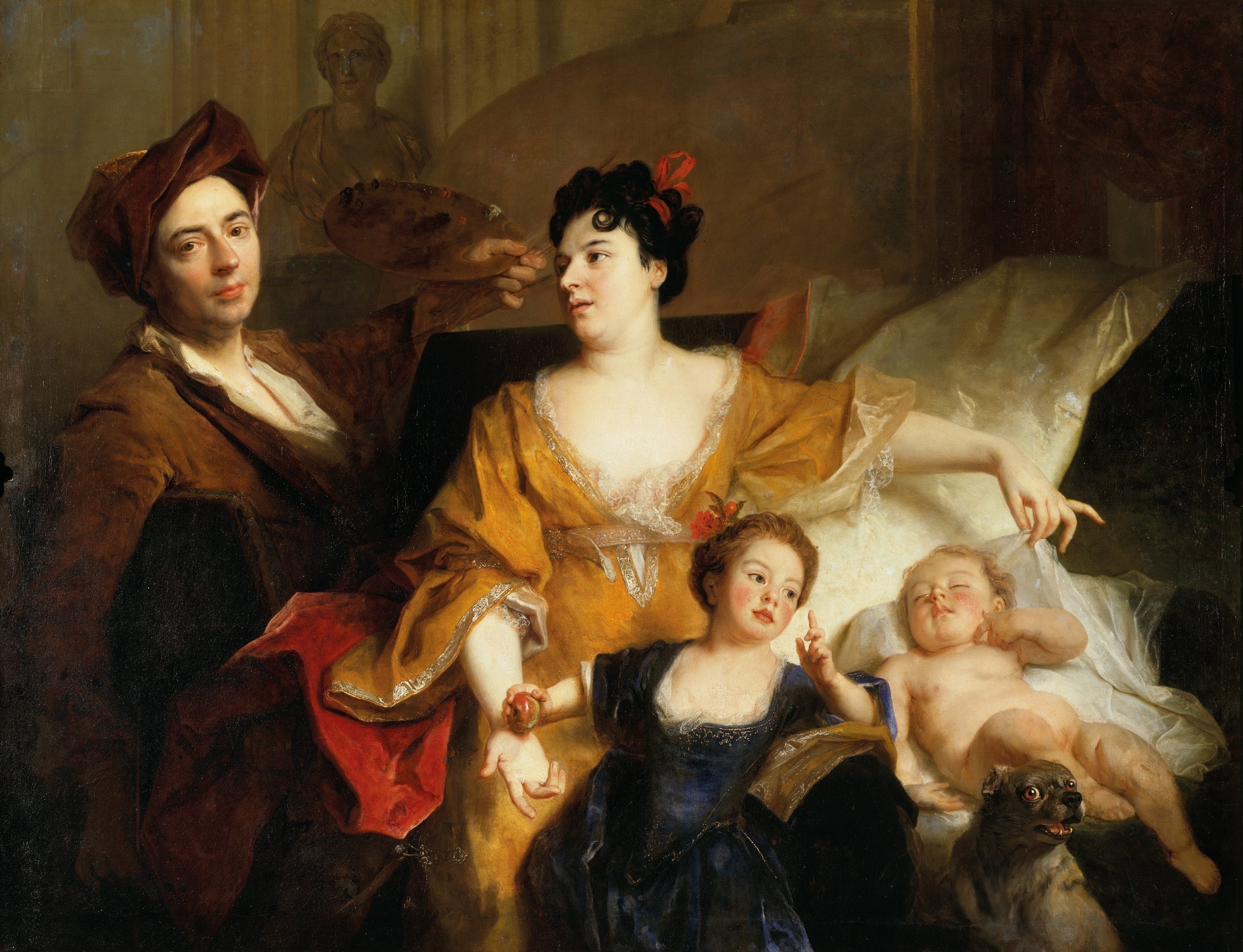 Portrait de la famille de l'artiste - Nicolas de Largillière