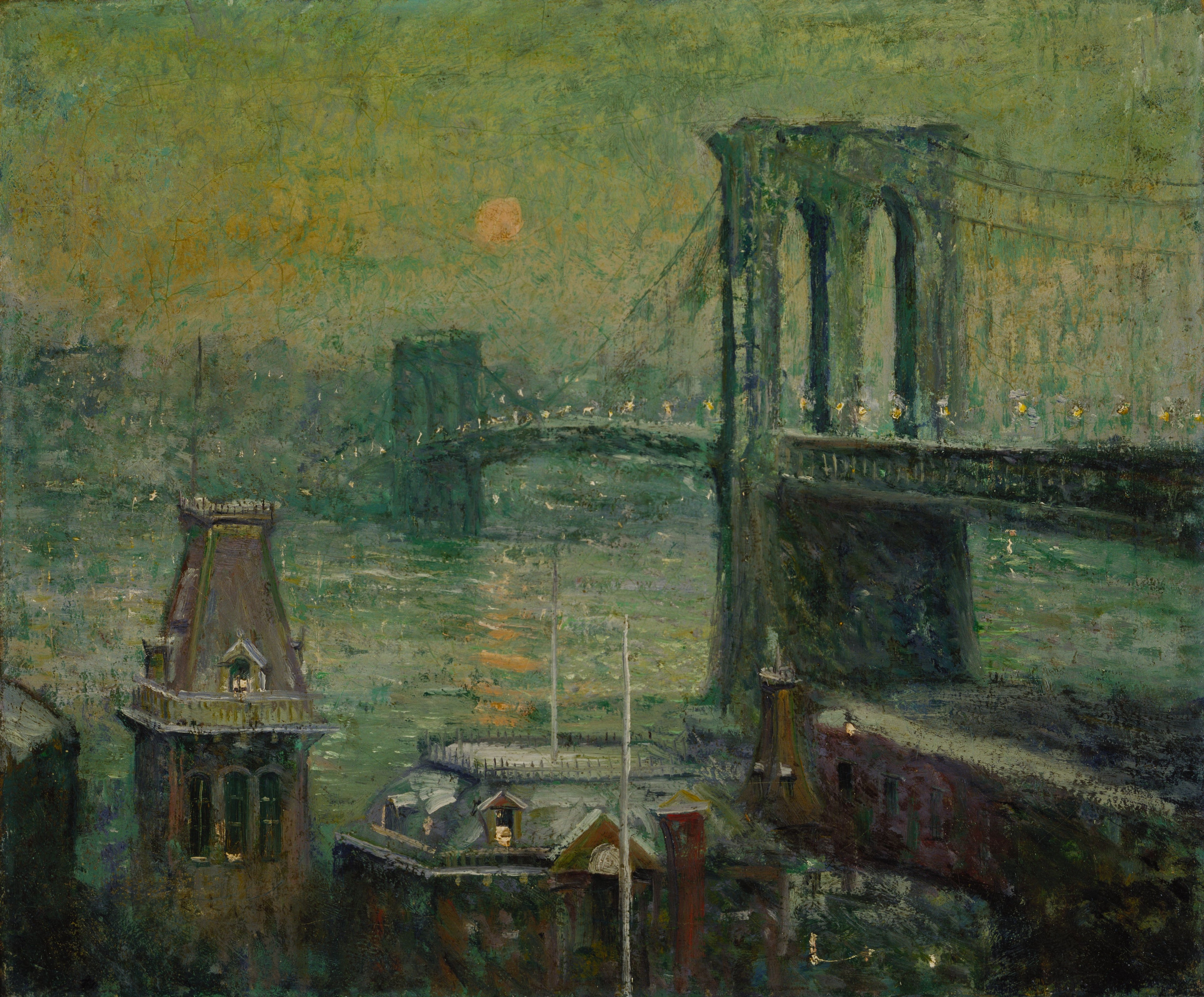 Pont de Brooklyn - Ernest Lawson