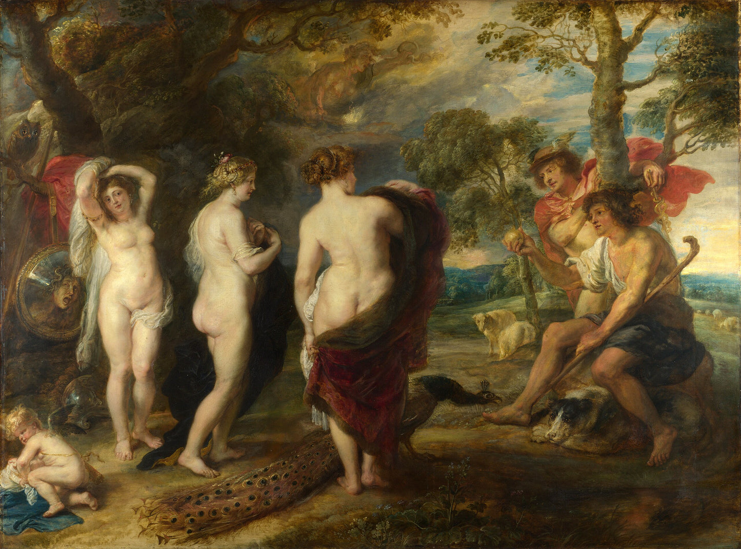 Rozsudek Paříse – Peter Paul Rubens (kolem roku 1636)