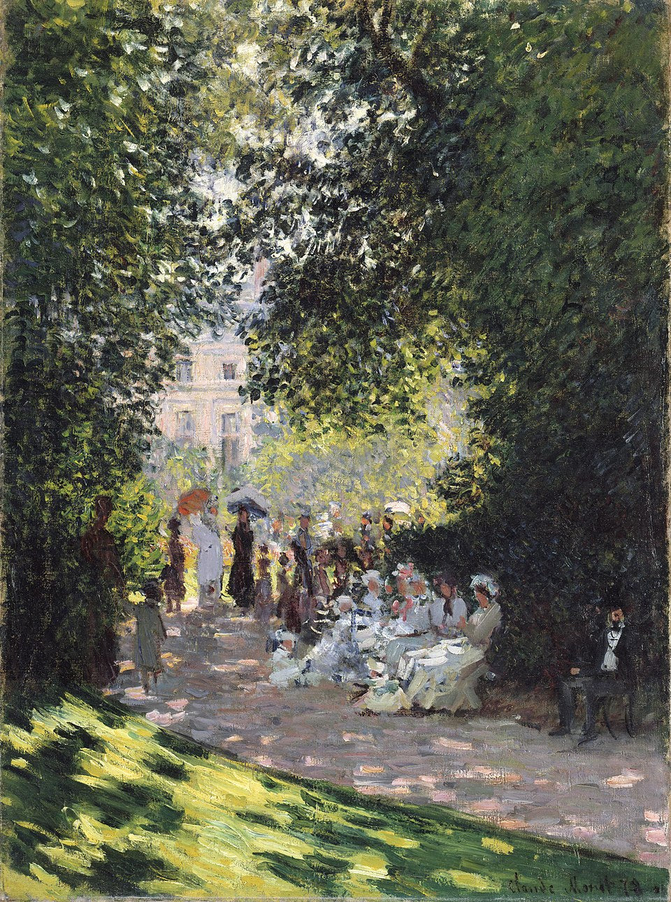 Le Parc Monceau - Tableau Monet