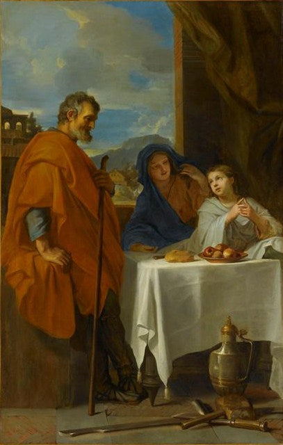 La Sainte Famille avant le retour d'Egypte - Charles Le Brun
