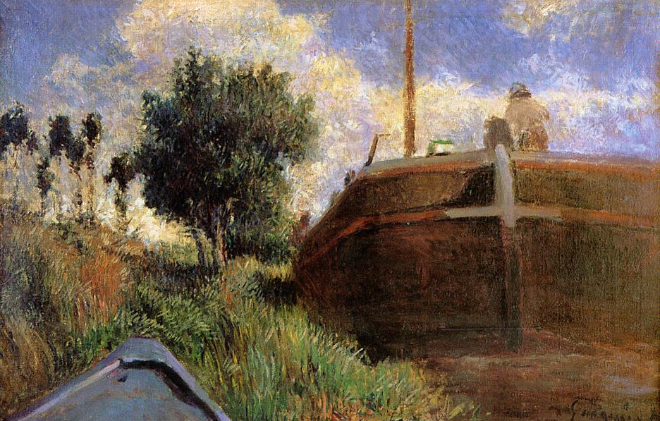 Modrá loď - Paul Gauguin