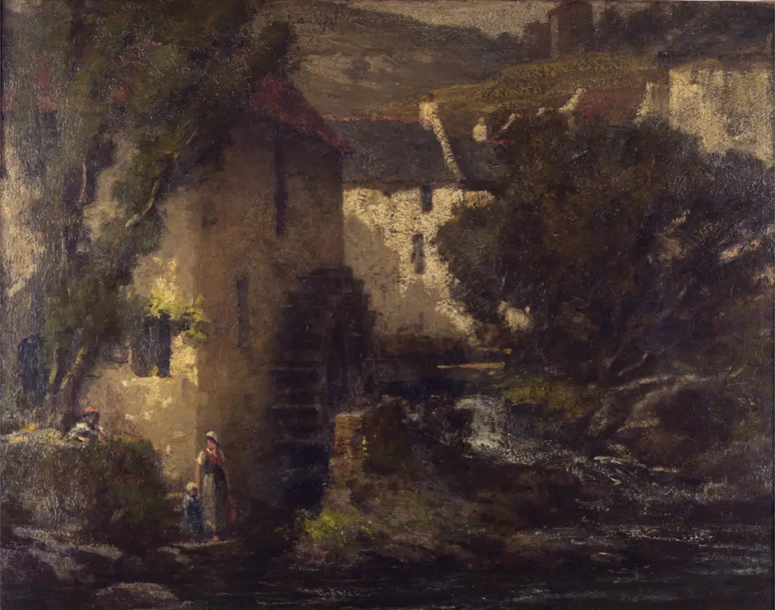Le Moulin à eau - Gustave Courbet - Alpha Reproduction