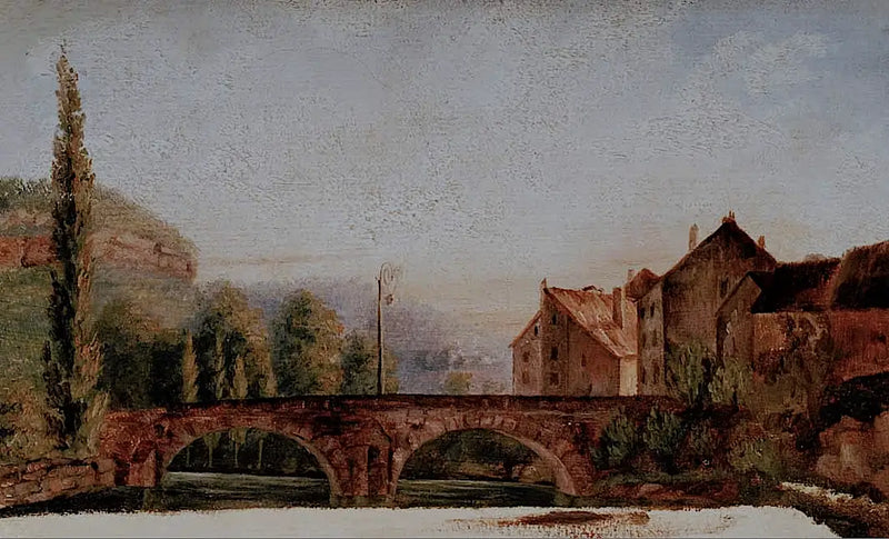 Most v Nahinu - Gustave Courbet