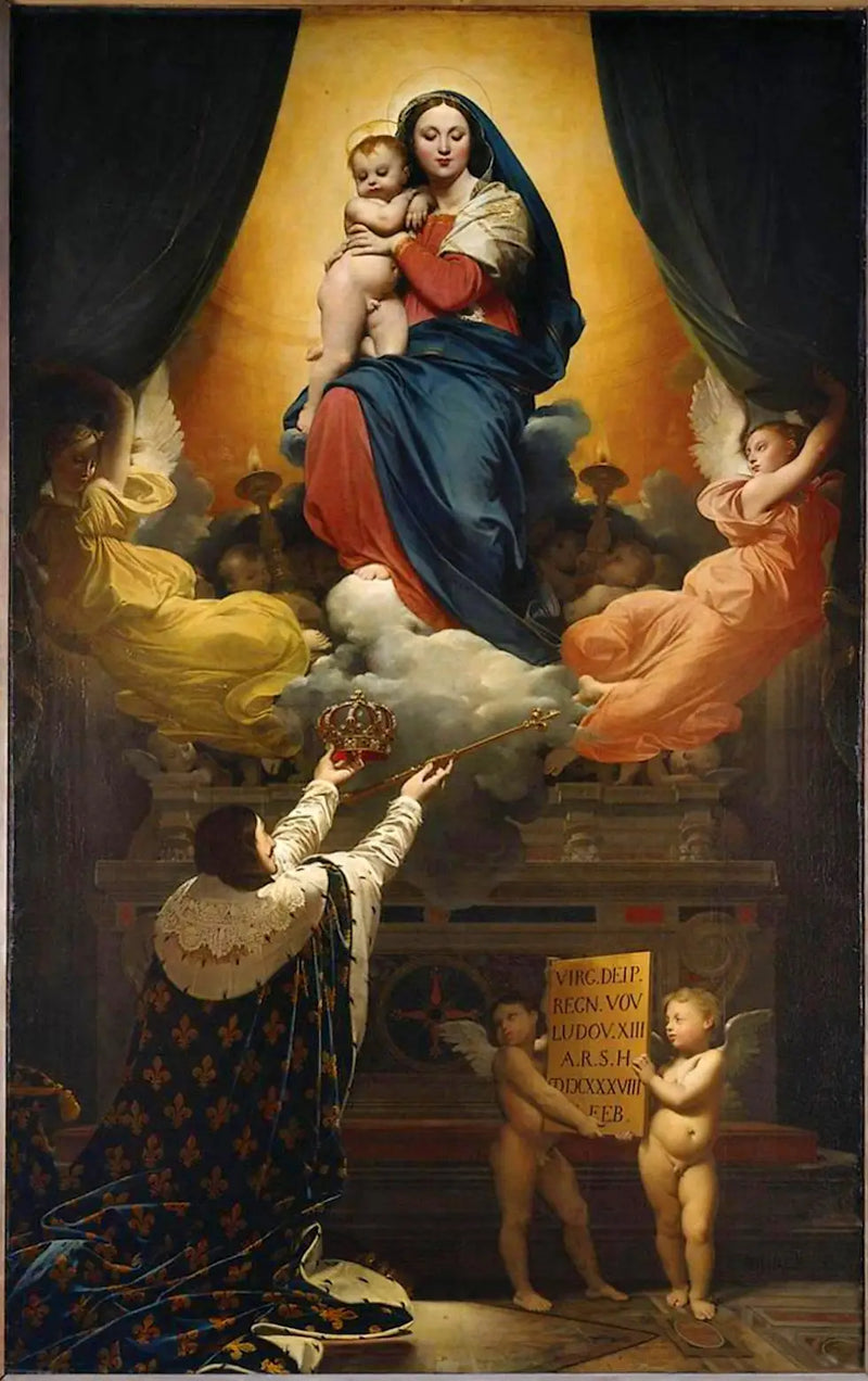 Louis XIII's Vow - Jean-Auguste-Dominique Ingres