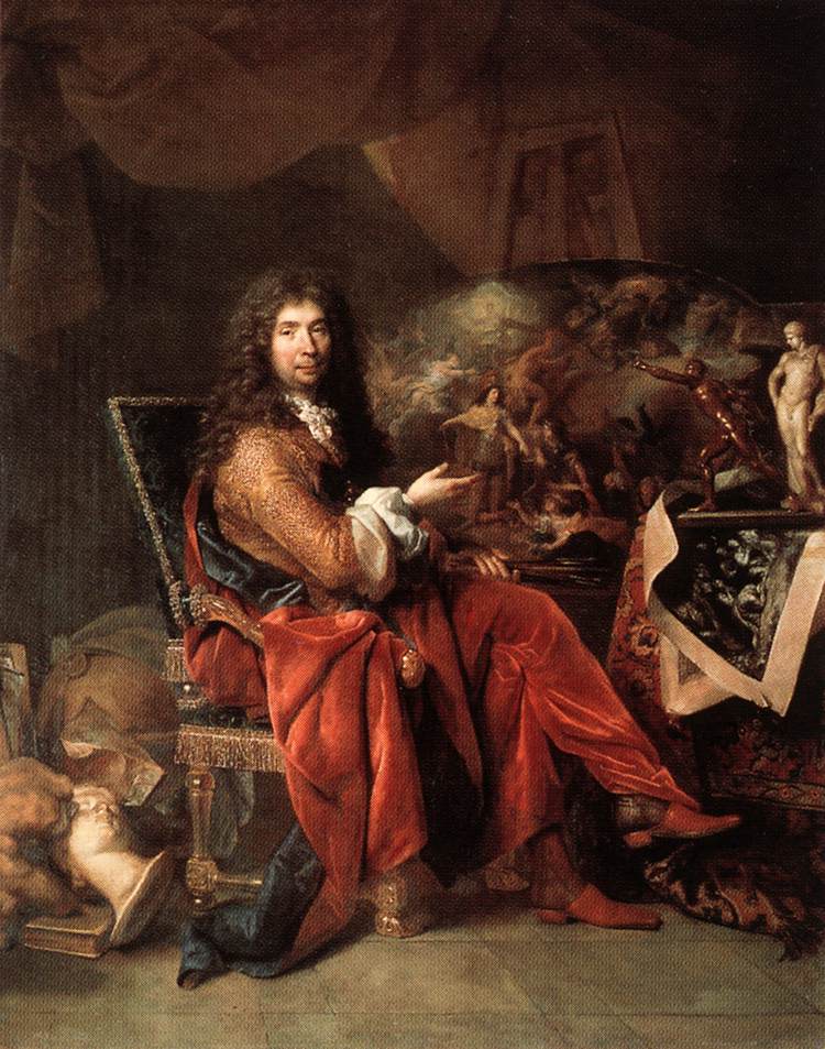 Portrait de Charles Le Brun - Nicolas de Largillière