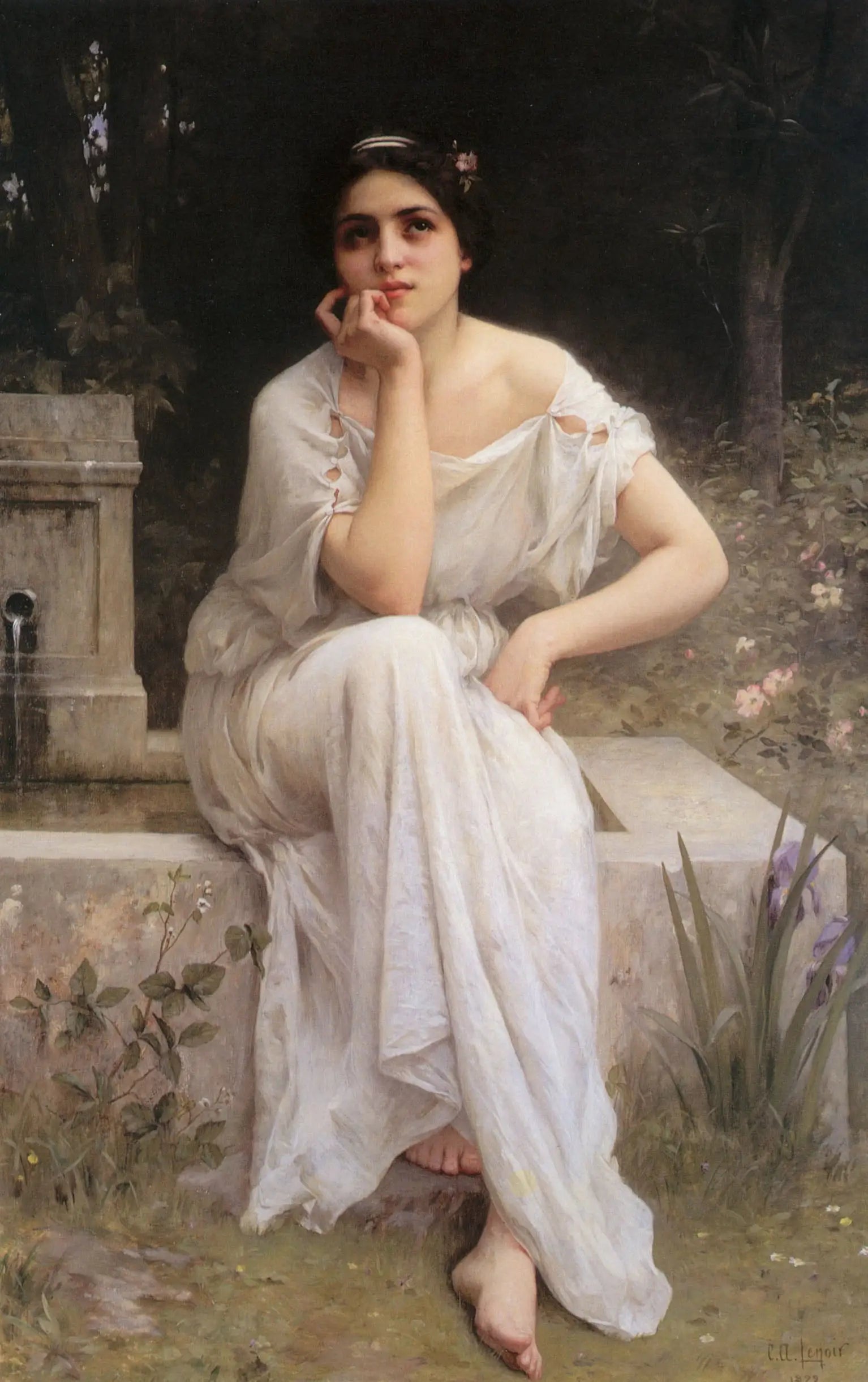 Méditation - Charles Amable Lenoir - Alpha Reproduction