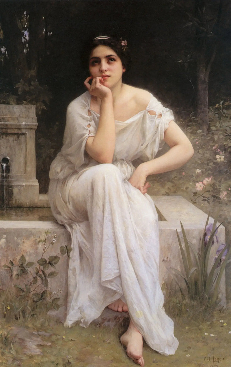 Meditace - Charles Amable Lenoir