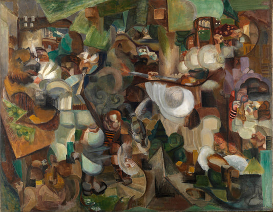🐻 Horalé napadeni medvědy – Henri Le Fauconnier (1912)