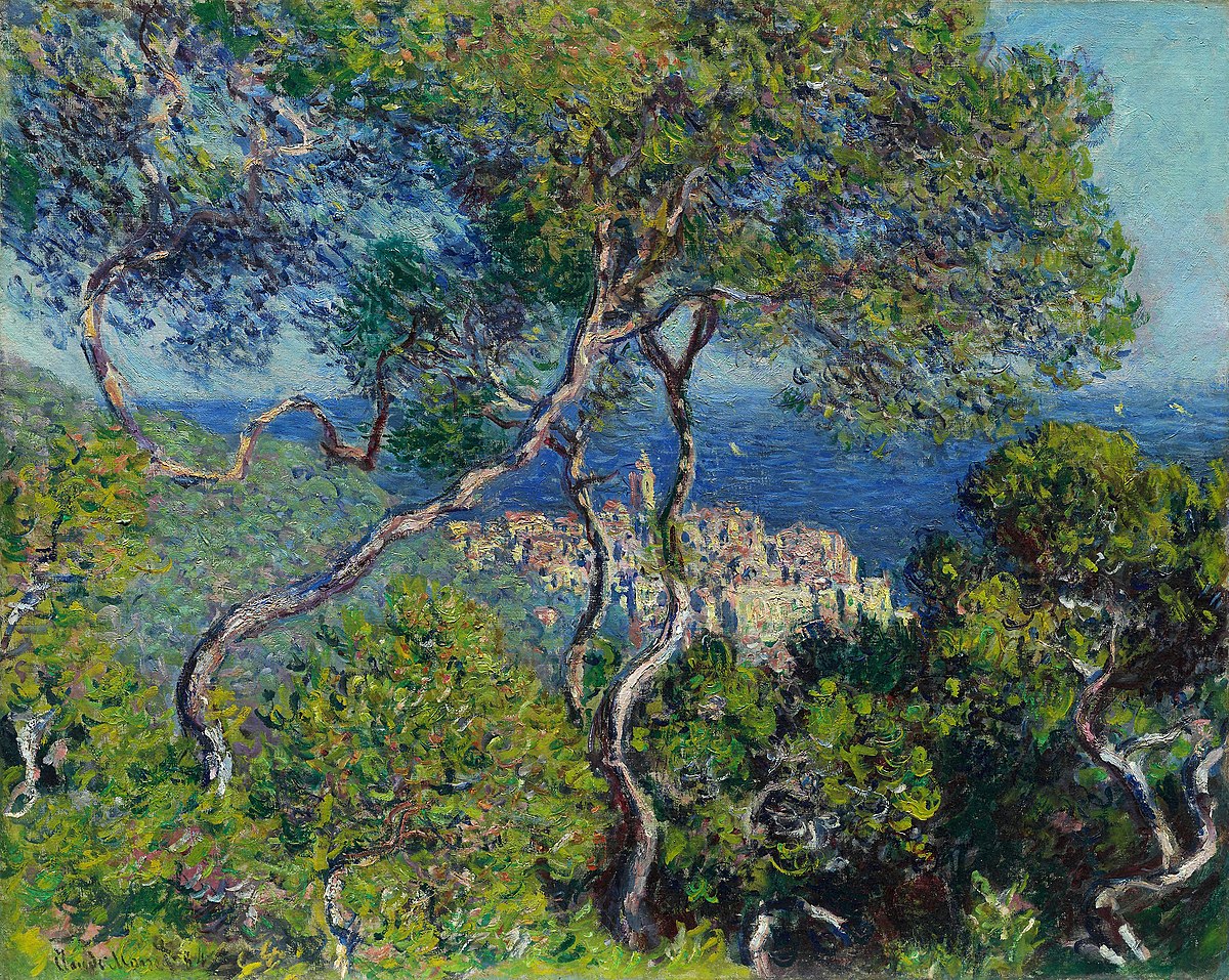 🌴 Vily v Bordigheře – Claude Monet (1884)
