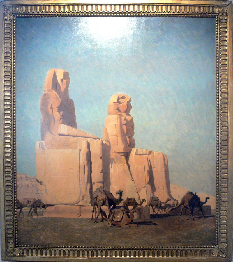 Kolosy Théby, Memnon a Sésostris - Jean-Léon Gérôme