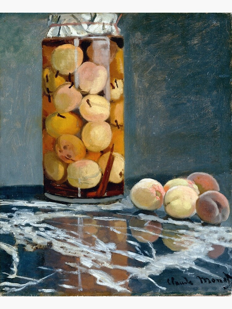 Produkty rybolovu - Claude Monet
