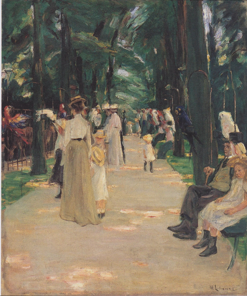 Alej papoušků - Max Liebermann