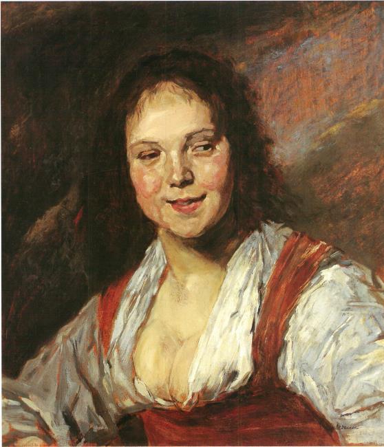 Kopie Cikánky podle Franse Halse (Mladá žena) - Max Liebermann