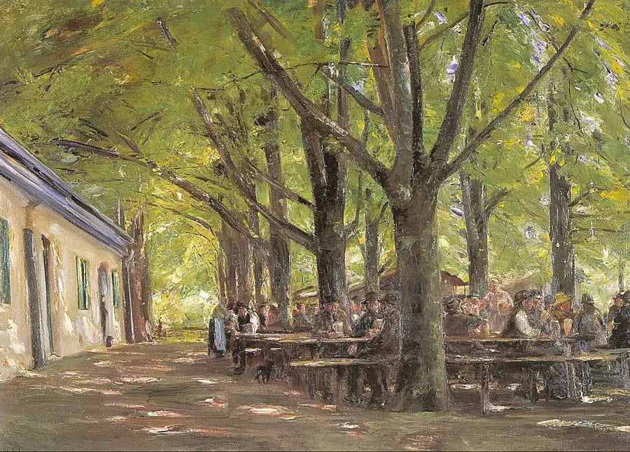 brasserie de campagne à Brannenbourg - Max Liebermann - Alpha Reproduction