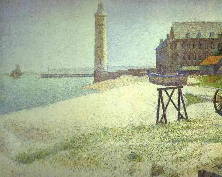 Hospice a maják, Honfleur - Georges Seurat