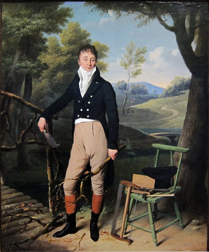 Portrét Charlese d'Aucourt de Saint-Just - Louis-Léopold Boilly