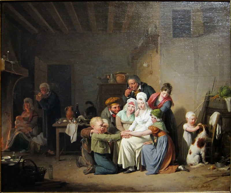 Můj býčí noha - Louis-Léopold Boilly