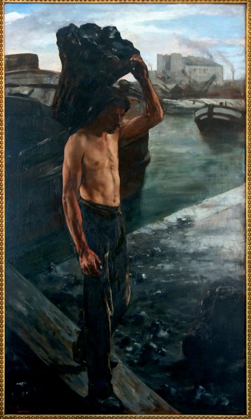 Le Quai de la Villette à Paris - Henri Gervex