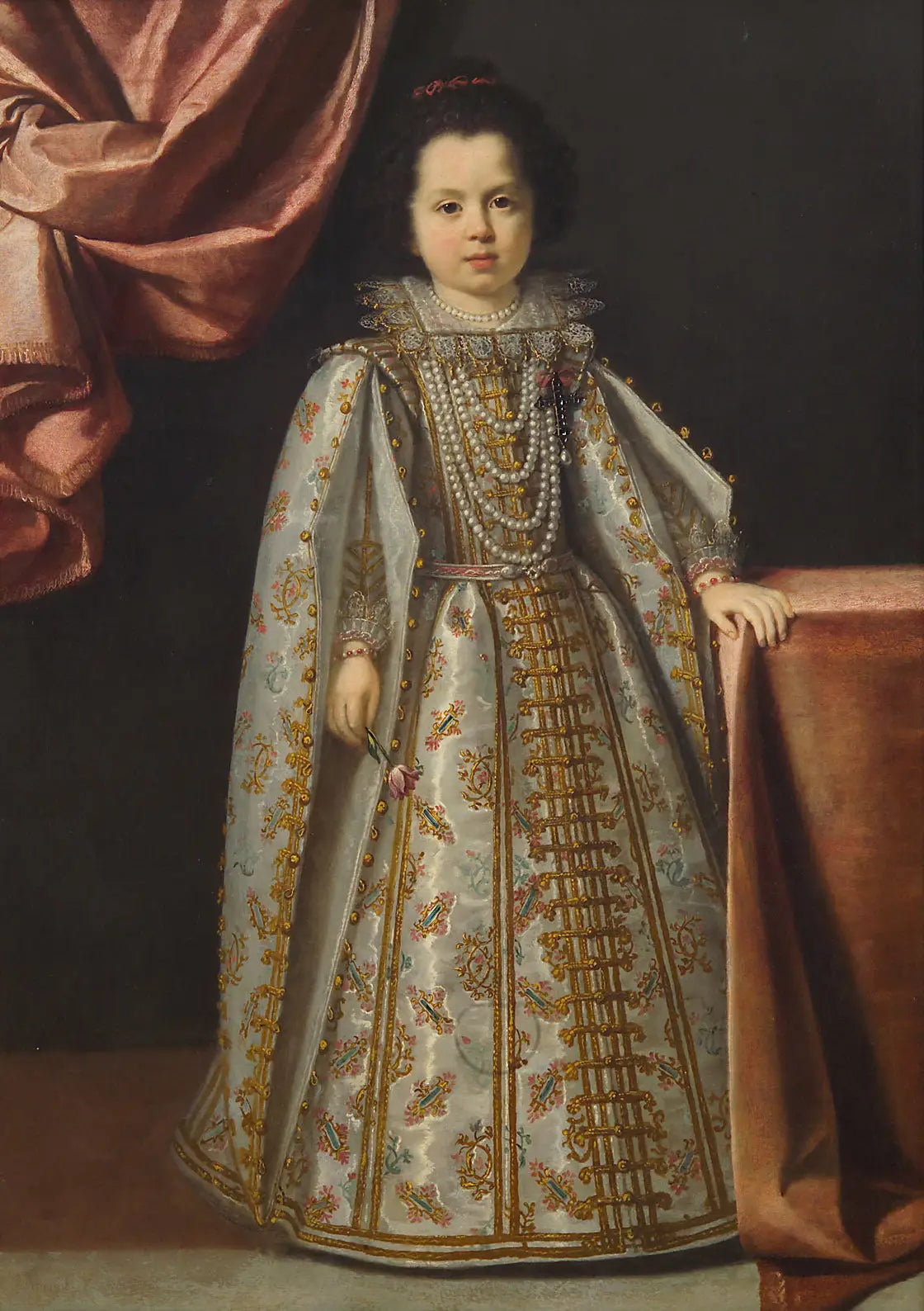 Portrait de Vittoria della Rovere (1622-1694) âgée de 4 ou 5 ans - Lorenzo Lippi - Alpha Reproduction