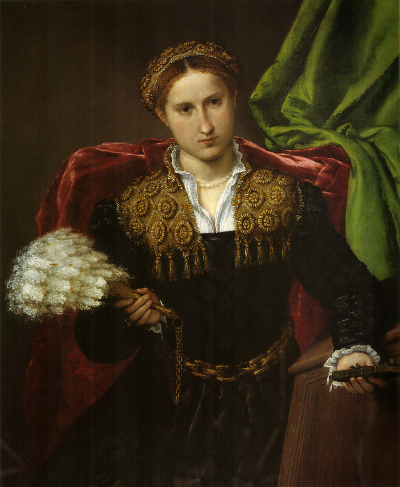 Portrét Laury da Pola - Lorenzo Lotto